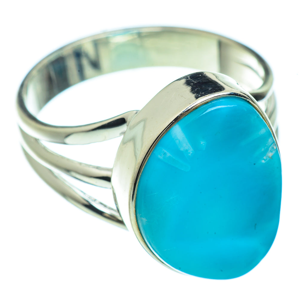 Larimar Rings handcrafted by Anasilvercos - RING42641
