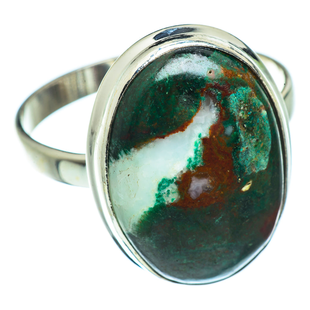Chrysocolla Rings handcrafted by Anasilvercos - RING42692