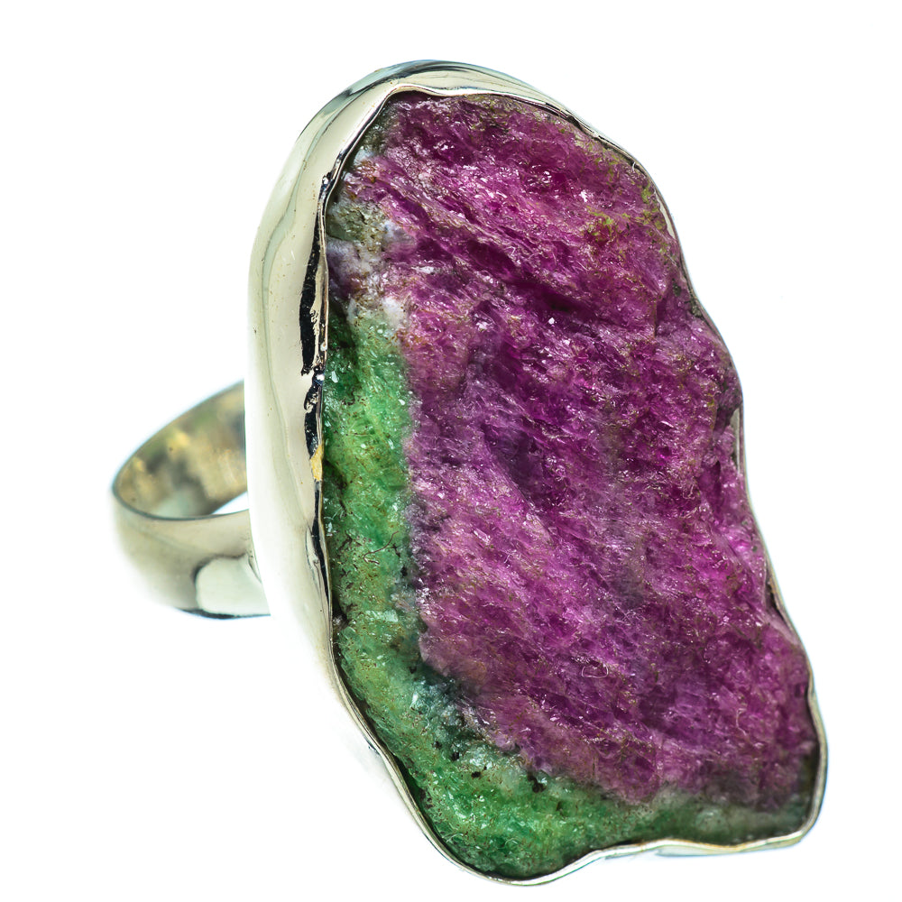 Ruby Zoisite Rings handcrafted by Anasilvercos - RING42725