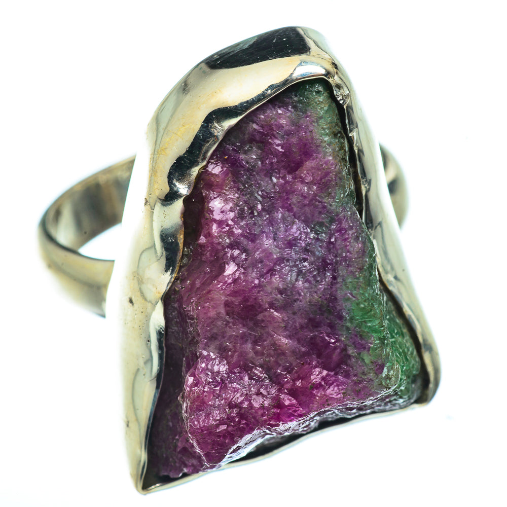 Ruby Zoisite Rings handcrafted by Anasilvercos - RING43047
