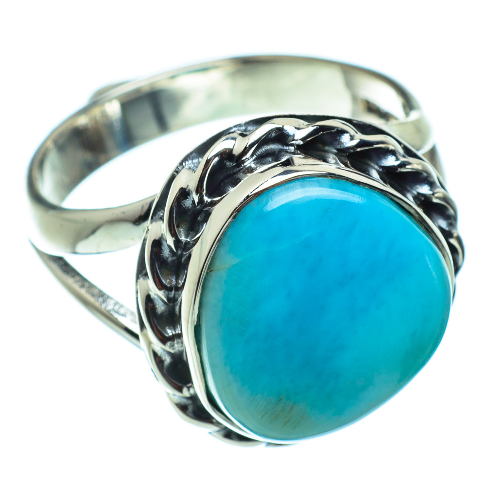 Larimar Rings handcrafted by Anasilvercos - RING43122