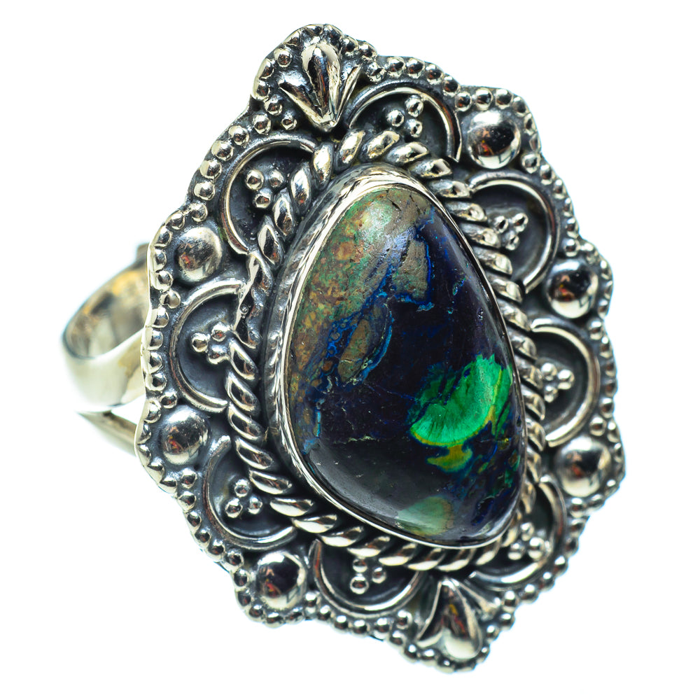 Azurite Rings handcrafted by Anasilvercos - RING43141