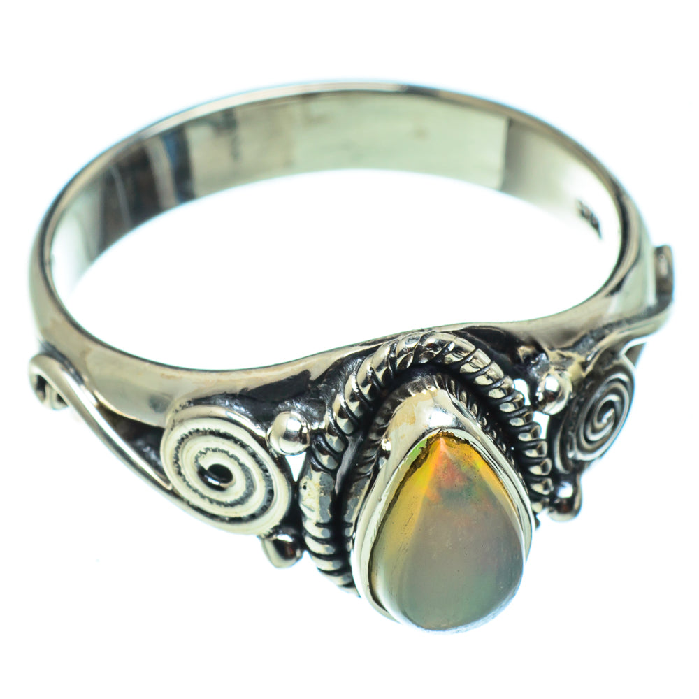 Ethiopian Opal Rings handcrafted by Anasilvercos - RING43142