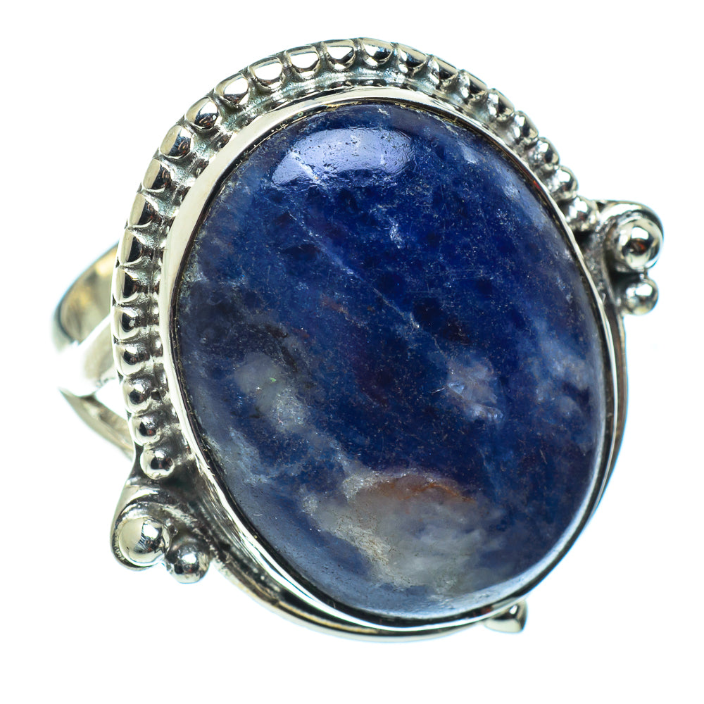 Sodalite Rings handcrafted by Anasilvercos - RING43147