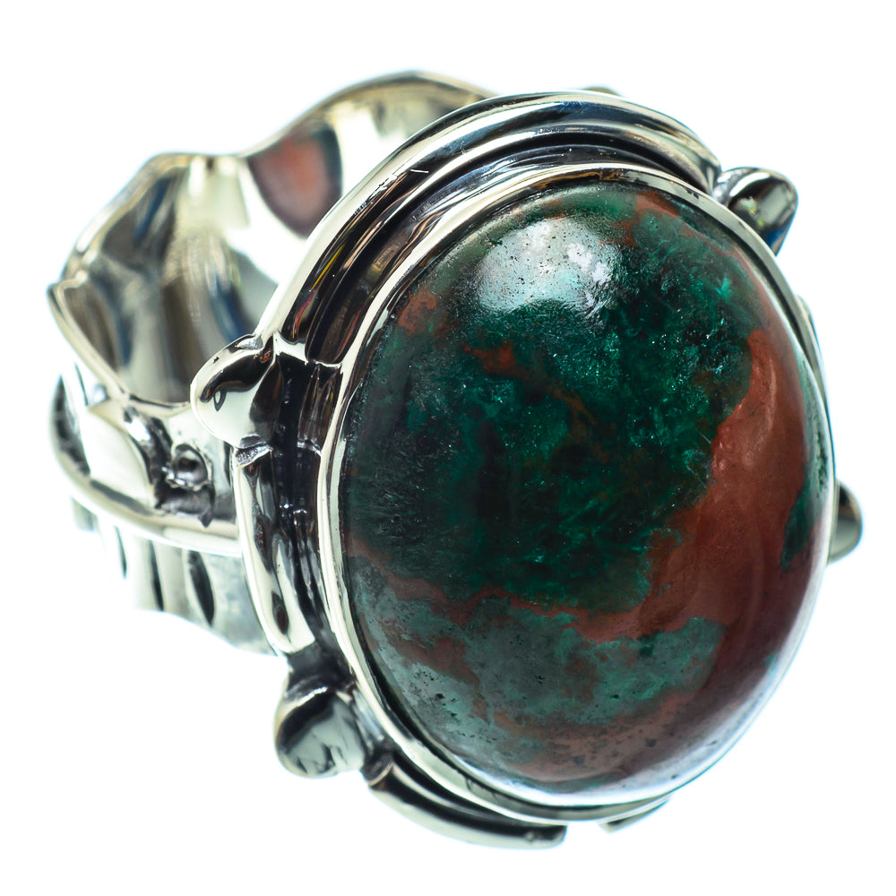 Chrysocolla Rings handcrafted by Anasilvercos - RING43153