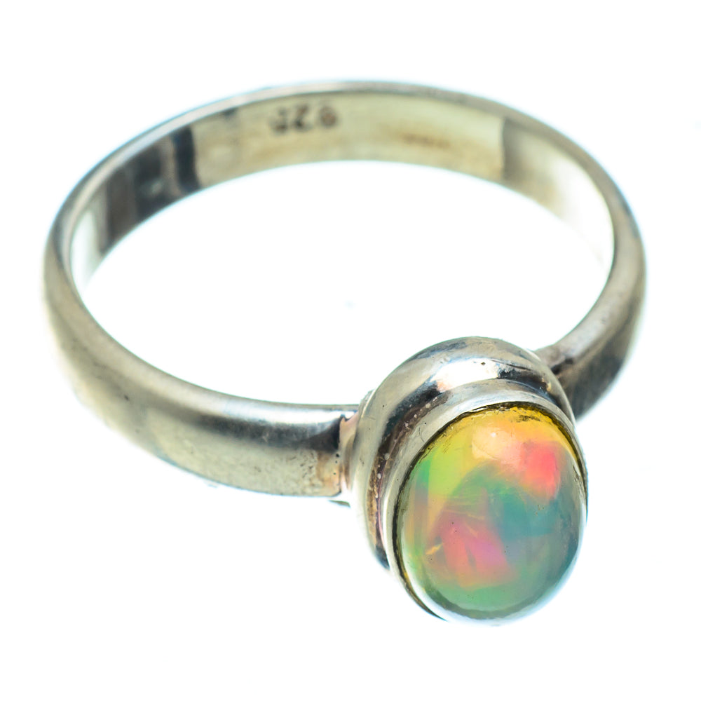 Ethiopian Opal Rings handcrafted by Anasilvercos - RING43196