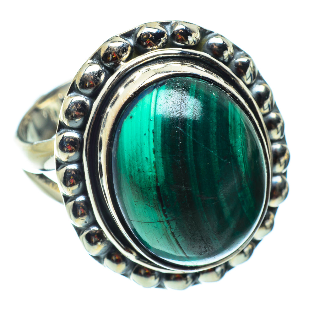Malachite Rings handcrafted by Anasilvercos - RING43203