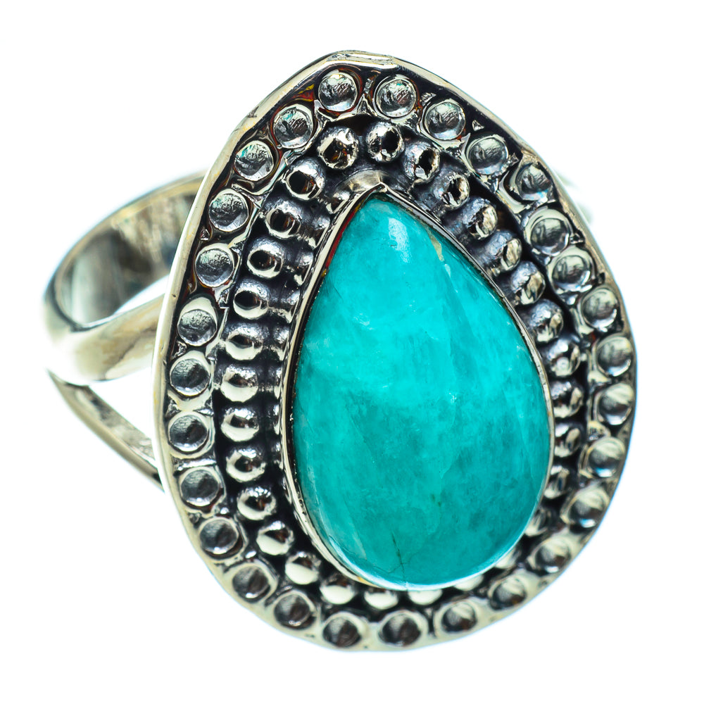 Larimar Rings handcrafted by Anasilvercos - RING43298
