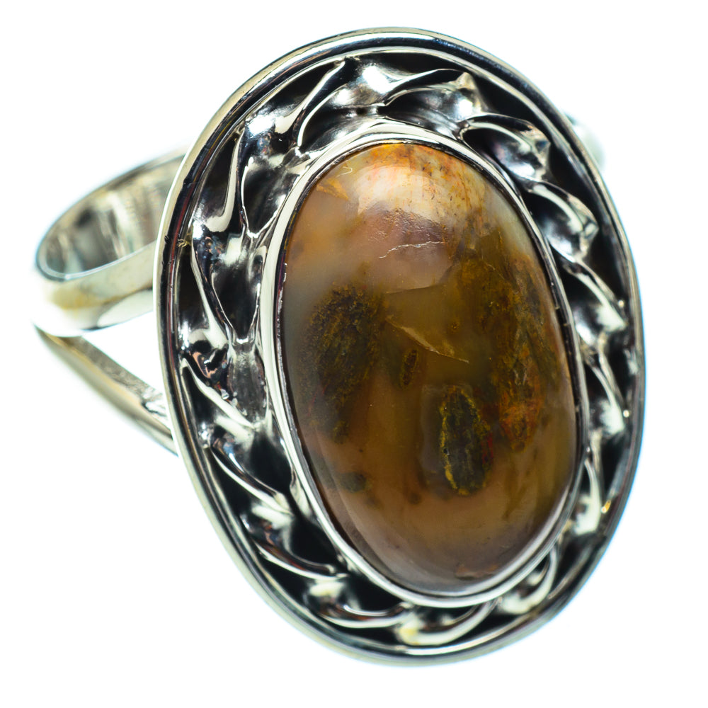 Ocean Jasper Rings handcrafted by Anasilvercos - RING43304