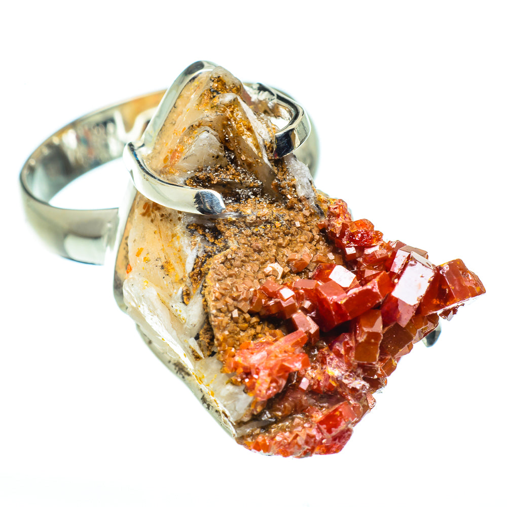 Vanadinite Rings handcrafted by Anasilvercos - RING43357