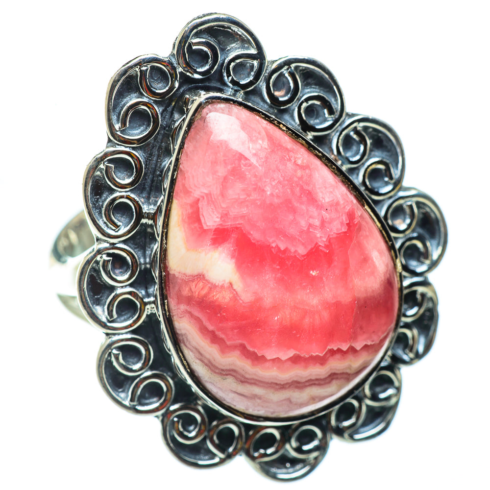 Rhodochrosite Rings handcrafted by Anasilvercos - RING43362