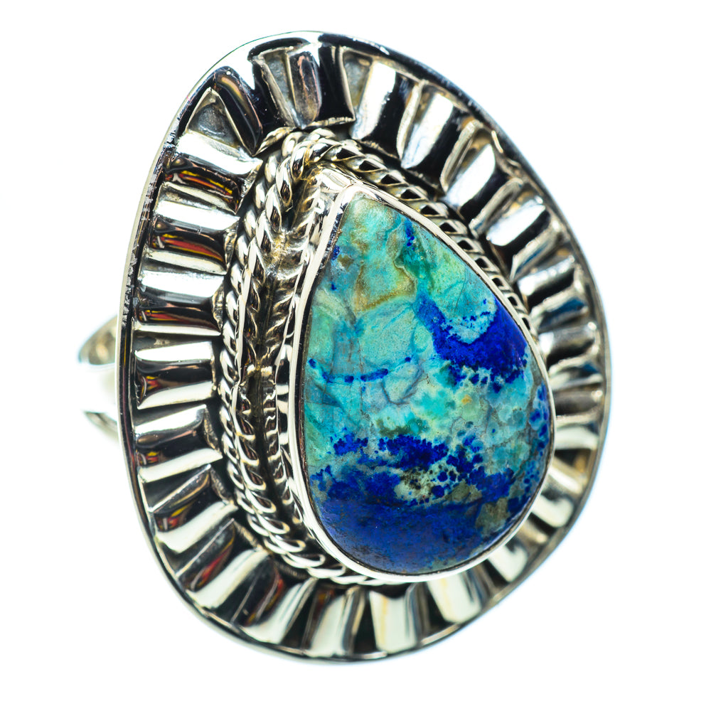 Azurite Rings handcrafted by Anasilvercos - RING43379