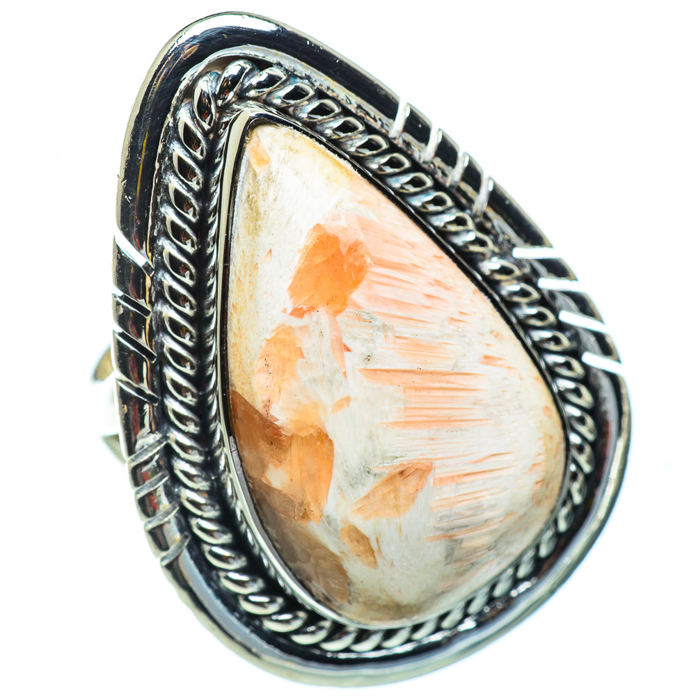 Scolecite Rings handcrafted by Anasilvercos - RING43403