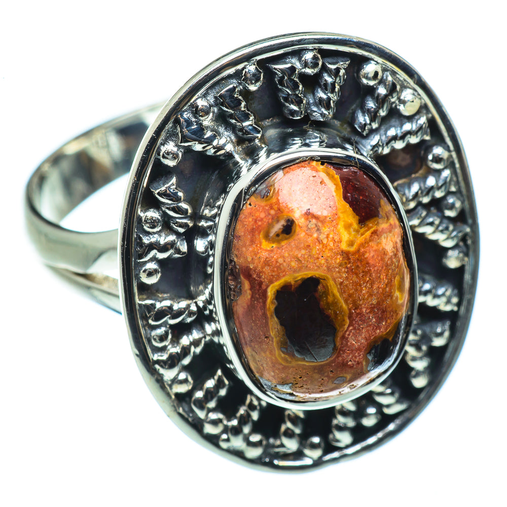 Chert Breccia Rings handcrafted by Anasilvercos - RING43495 - Photo 2