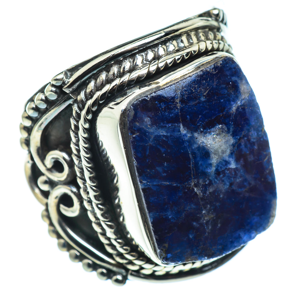 Sodalite Rings handcrafted by Anasilvercos - RING43519