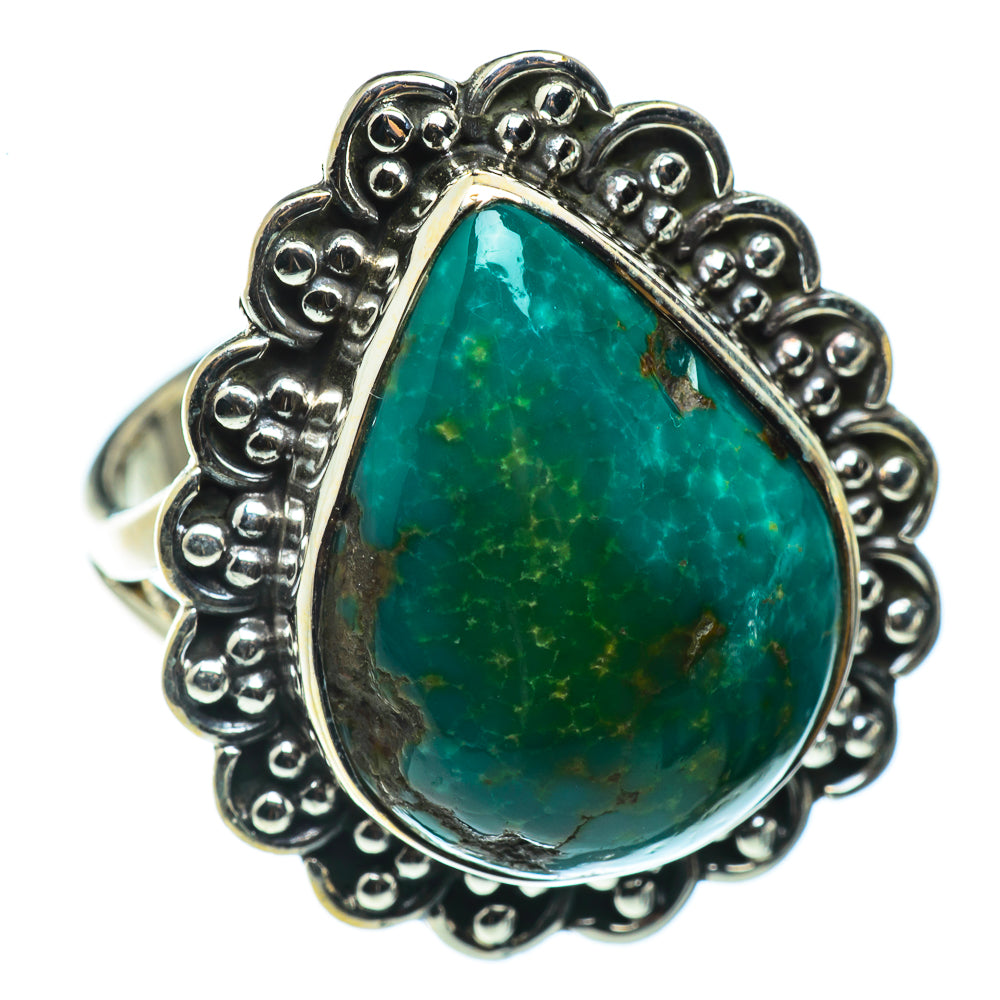 Tibetan Turquoise Rings handcrafted by Anasilvercos - RING43581