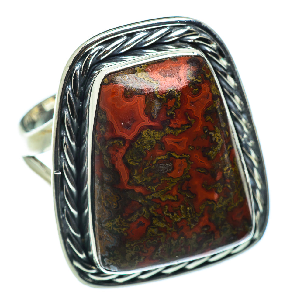 Moroccan Agate Rings handcrafted by Anasilvercos - RING43582