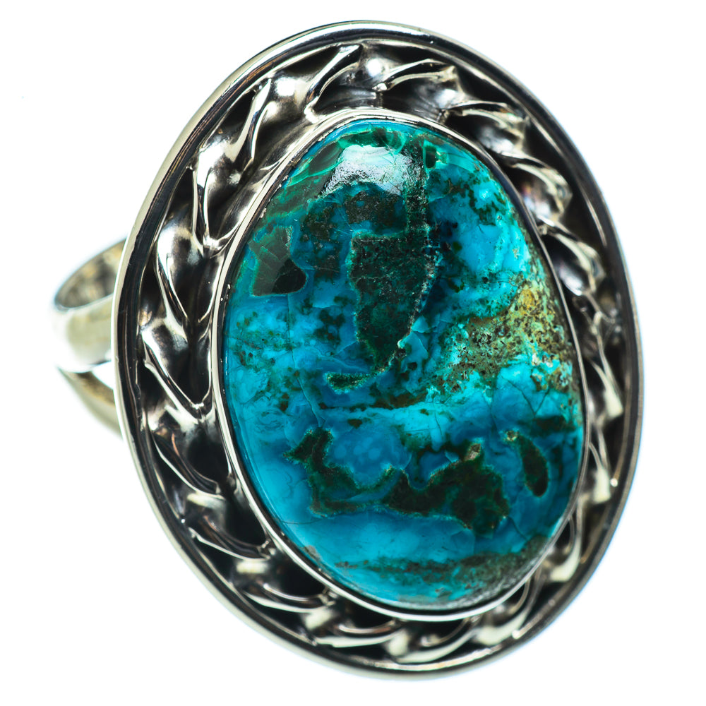 Chrysocolla Rings handcrafted by Anasilvercos - RING43599