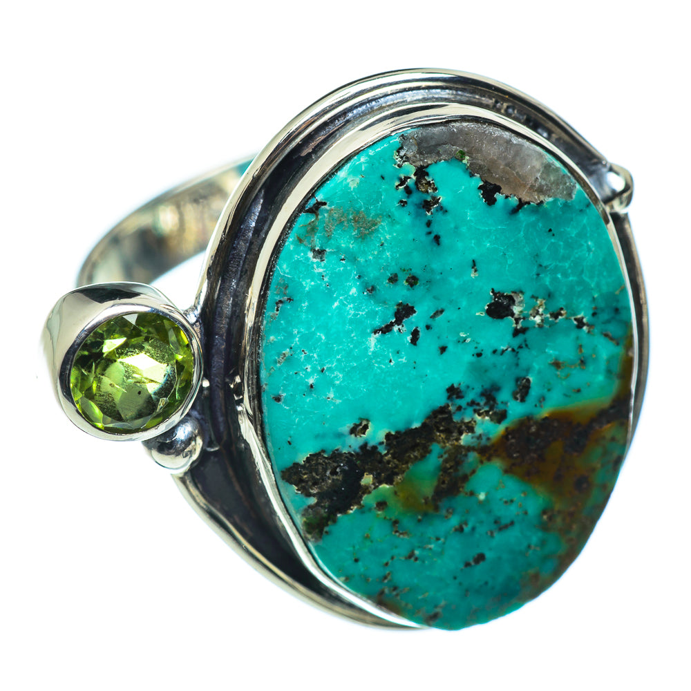 Tibetan Turquoise Rings handcrafted by Anasilvercos - RING43603