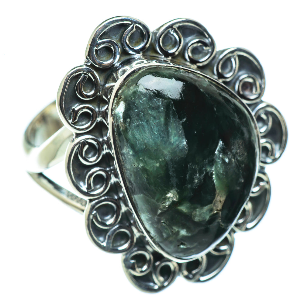 Seraphinite Rings handcrafted by Anasilvercos - RING43628