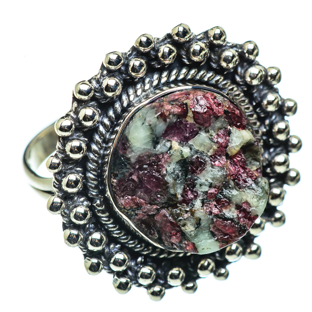 Russian Eudialyte Rings handcrafted by Anasilvercos - RING43653