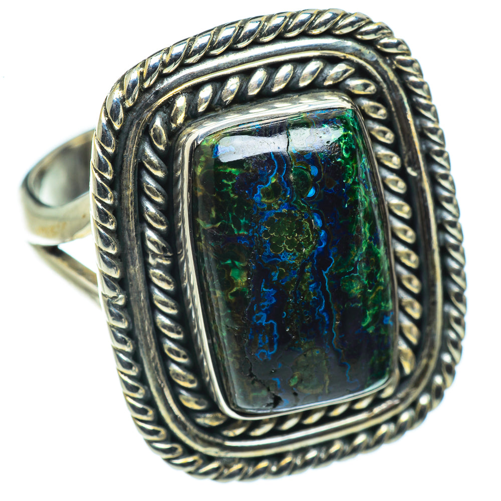 Azurite Rings handcrafted by Anasilvercos - RING43731
