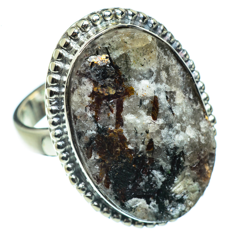 Astrophyllite Rings handcrafted by Anasilvercos - RING43738