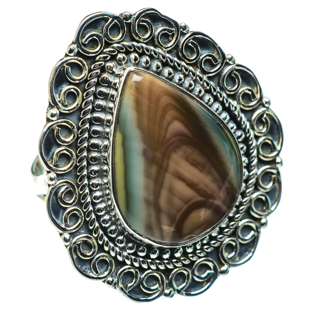 Willow Creek Jasper Rings handcrafted by Anasilvercos - RING43813