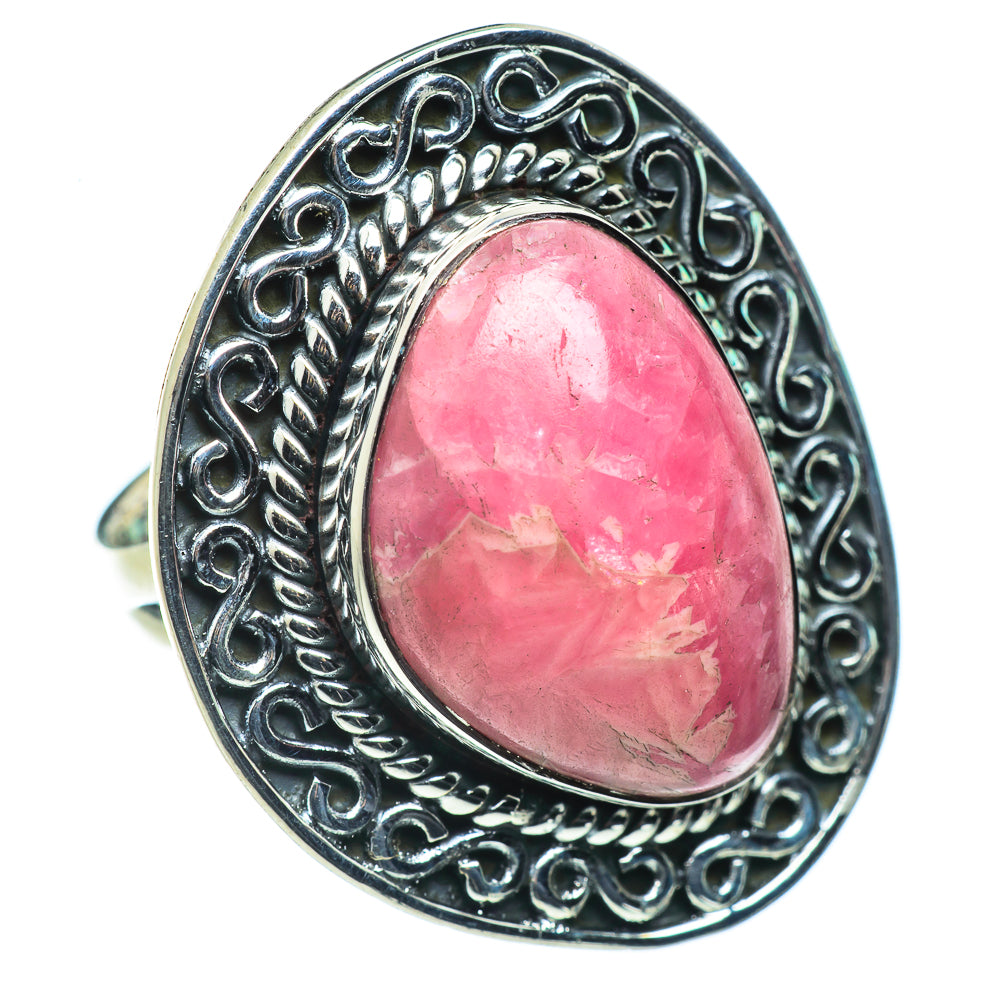 Rhodochrosite Rings handcrafted by Anasilvercos - RING43824