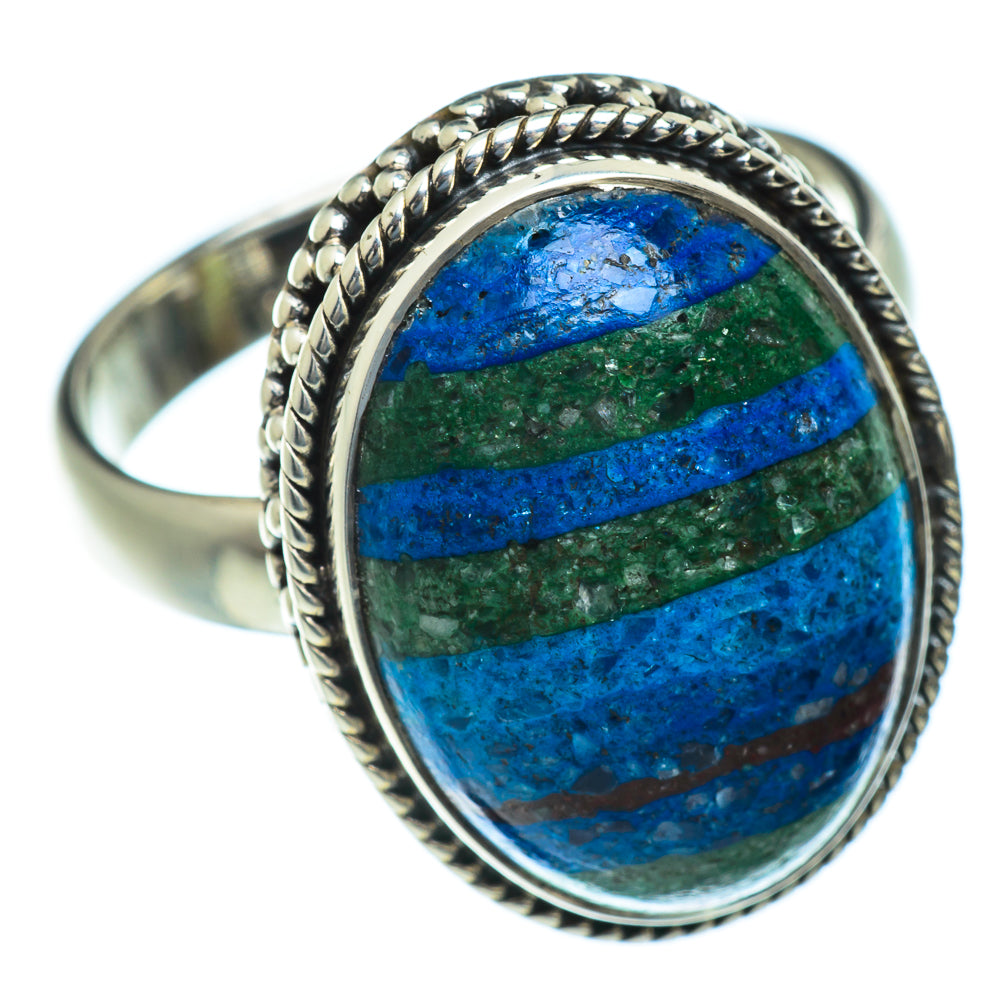 Rainbow Calsilica Rings handcrafted by Anasilvercos - RING43893