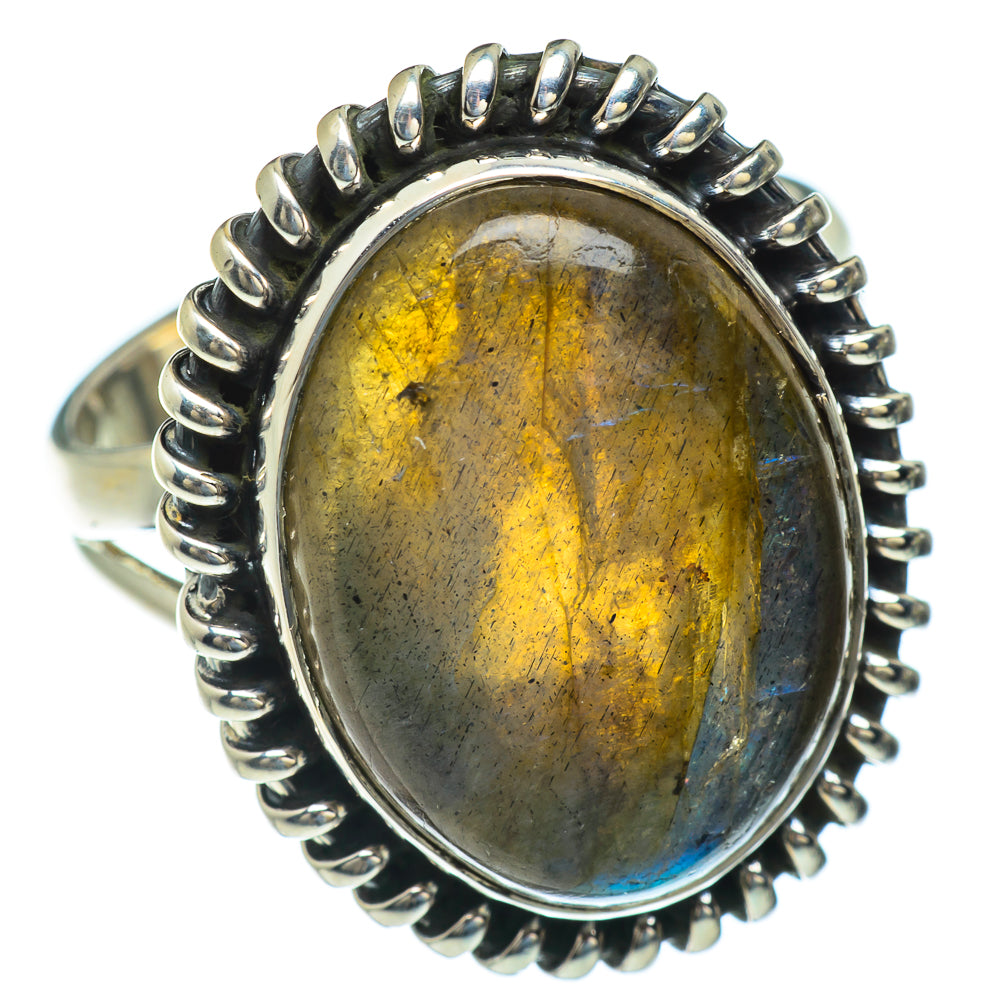 Labradorite Rings handcrafted by Anasilvercos - RING43894