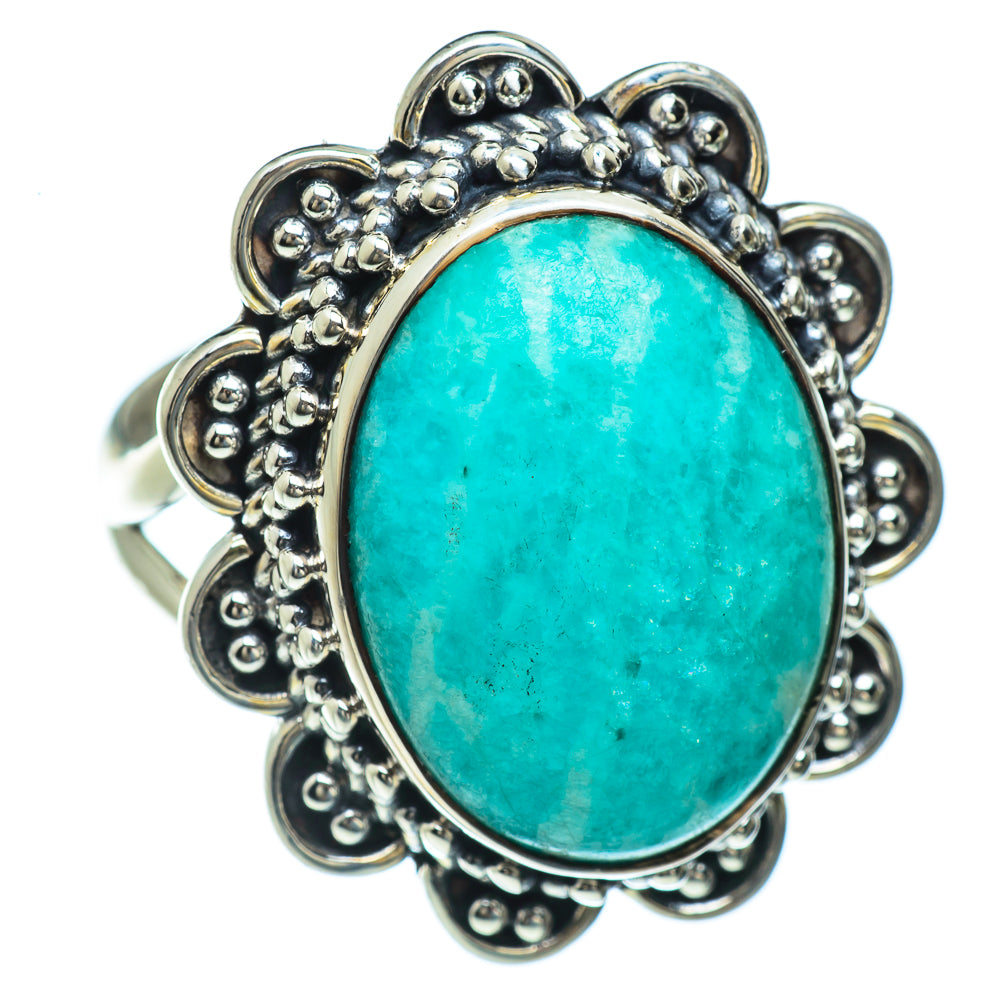 Amazonite Rings handcrafted by Anasilvercos - RING43895