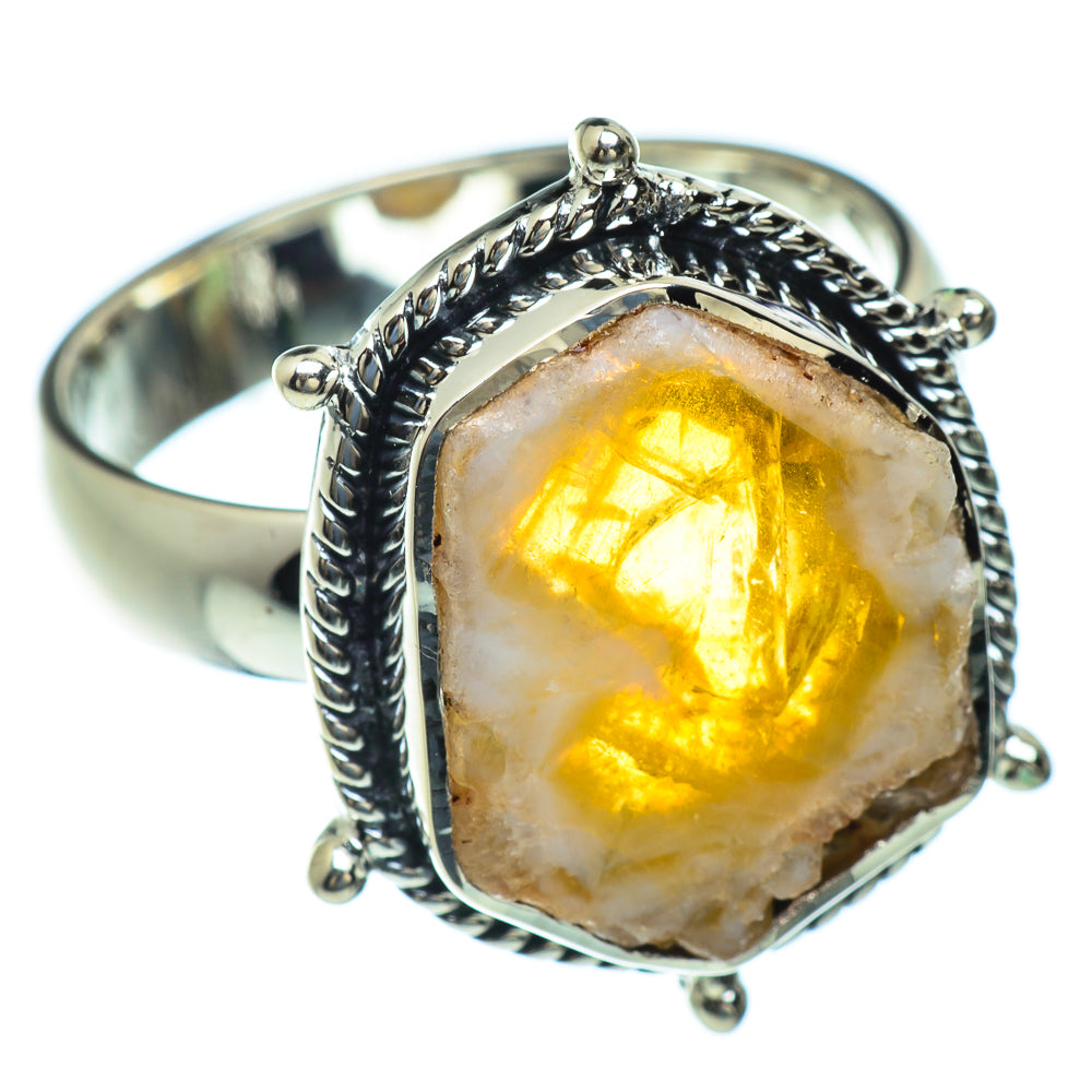 Citrine Rings handcrafted by Anasilvercos - RING43901