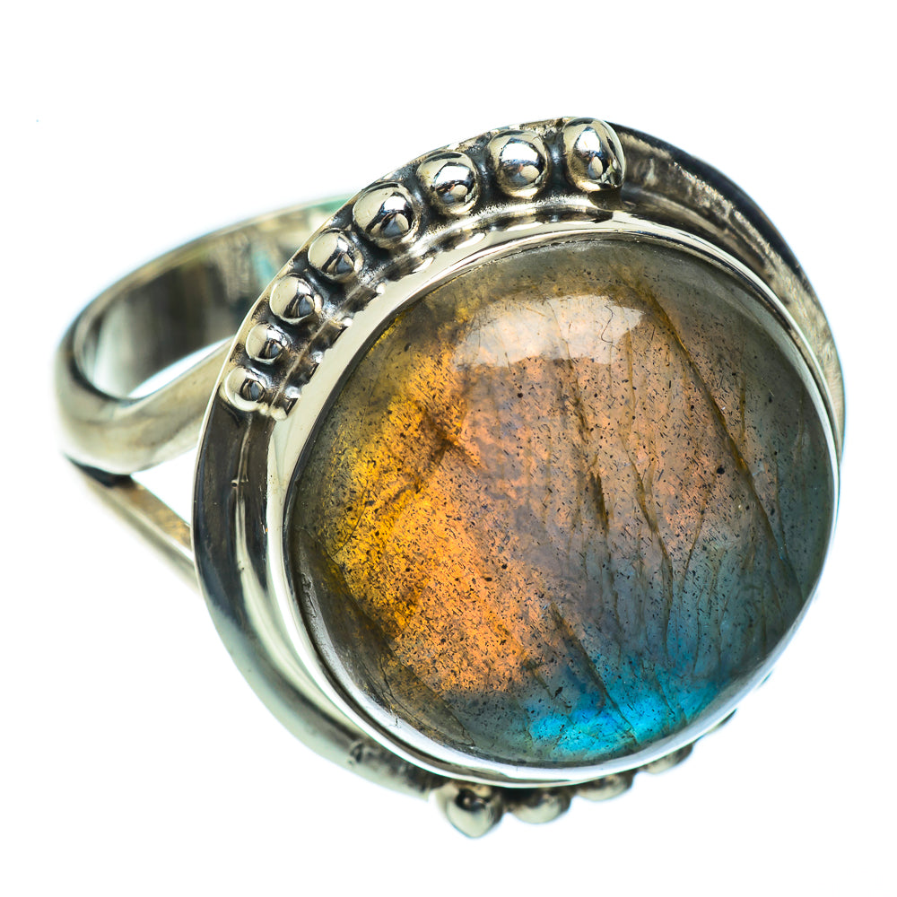 Labradorite Rings handcrafted by Anasilvercos - RING43943