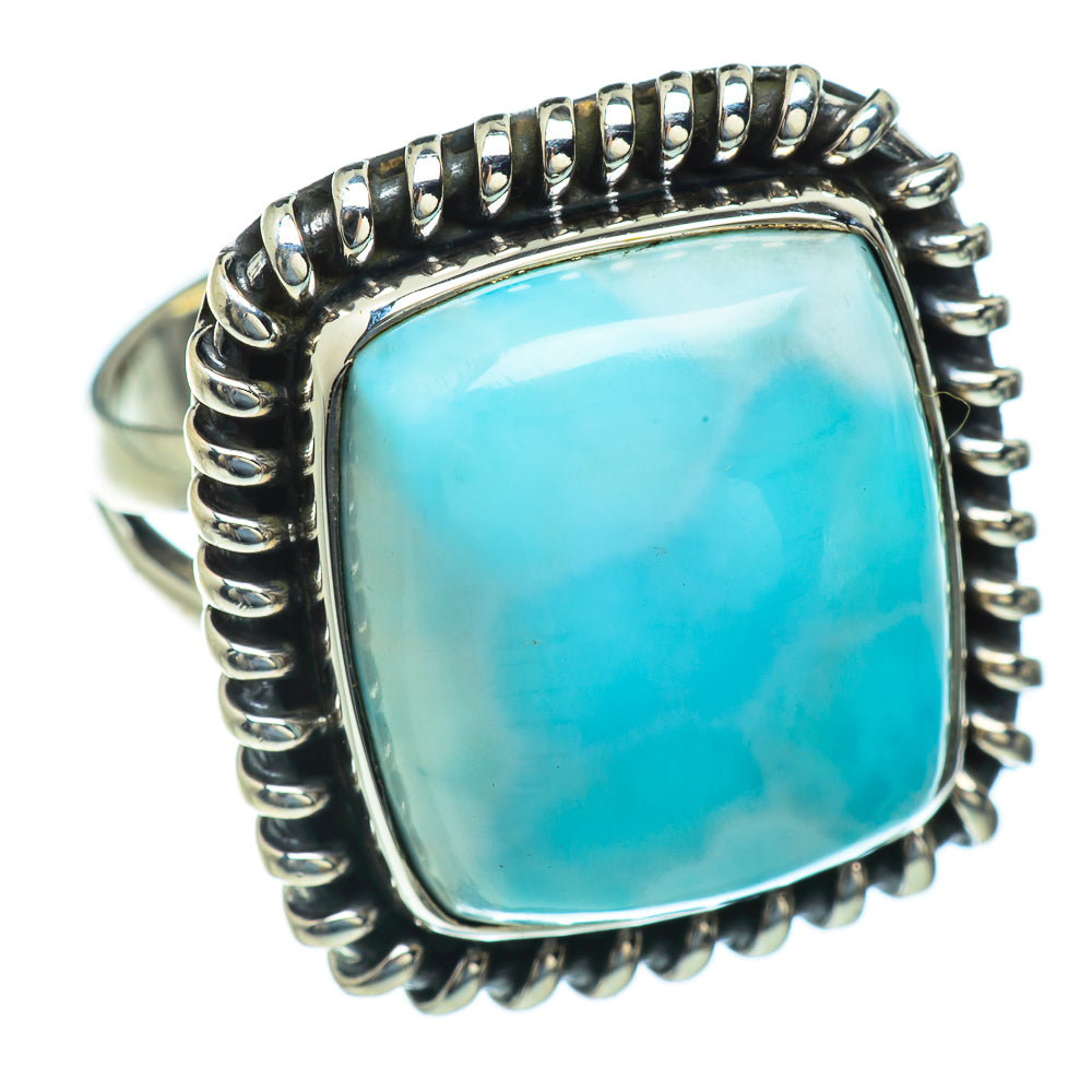 Larimar Rings handcrafted by Anasilvercos - RING43967
