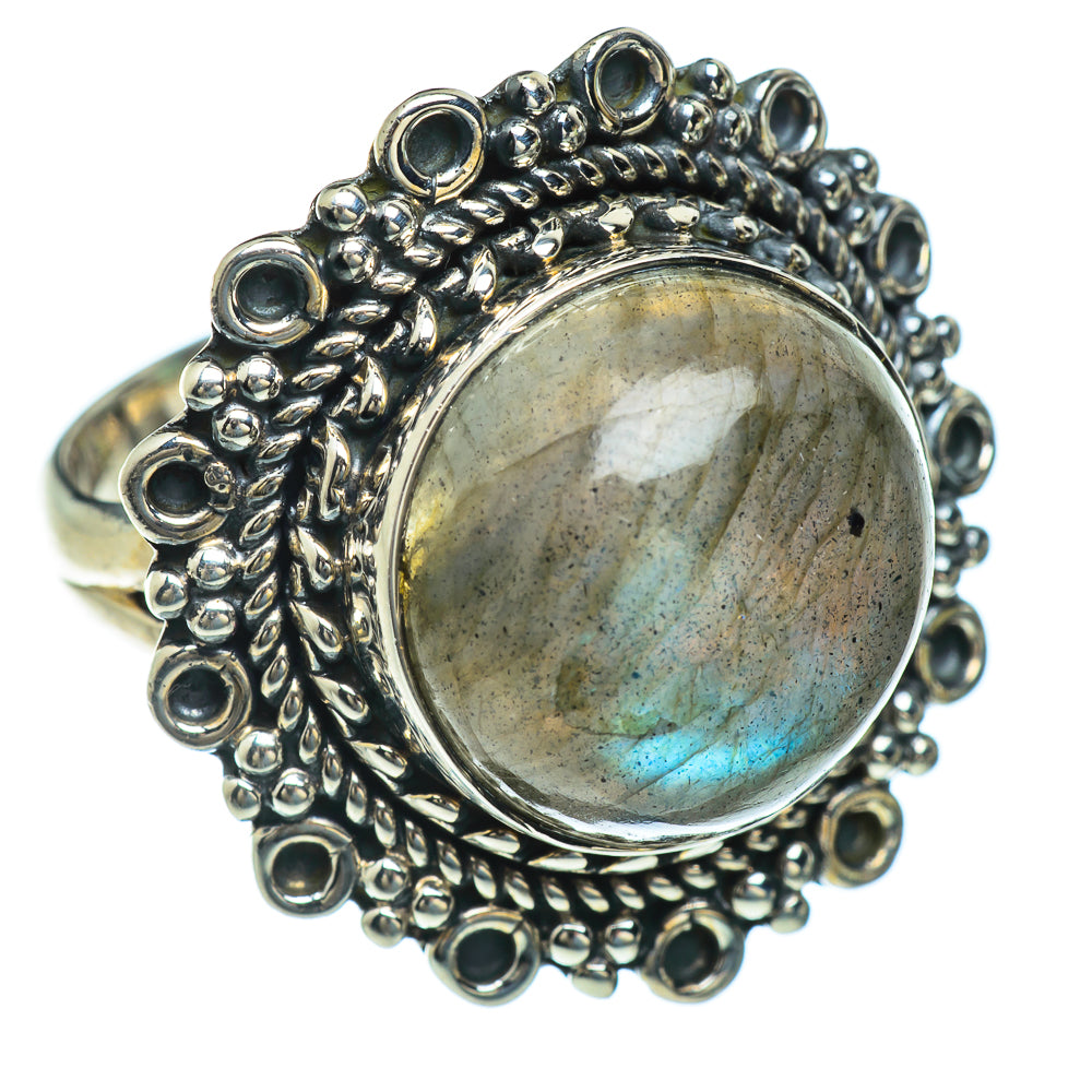 Labradorite Rings handcrafted by Anasilvercos - RING43971