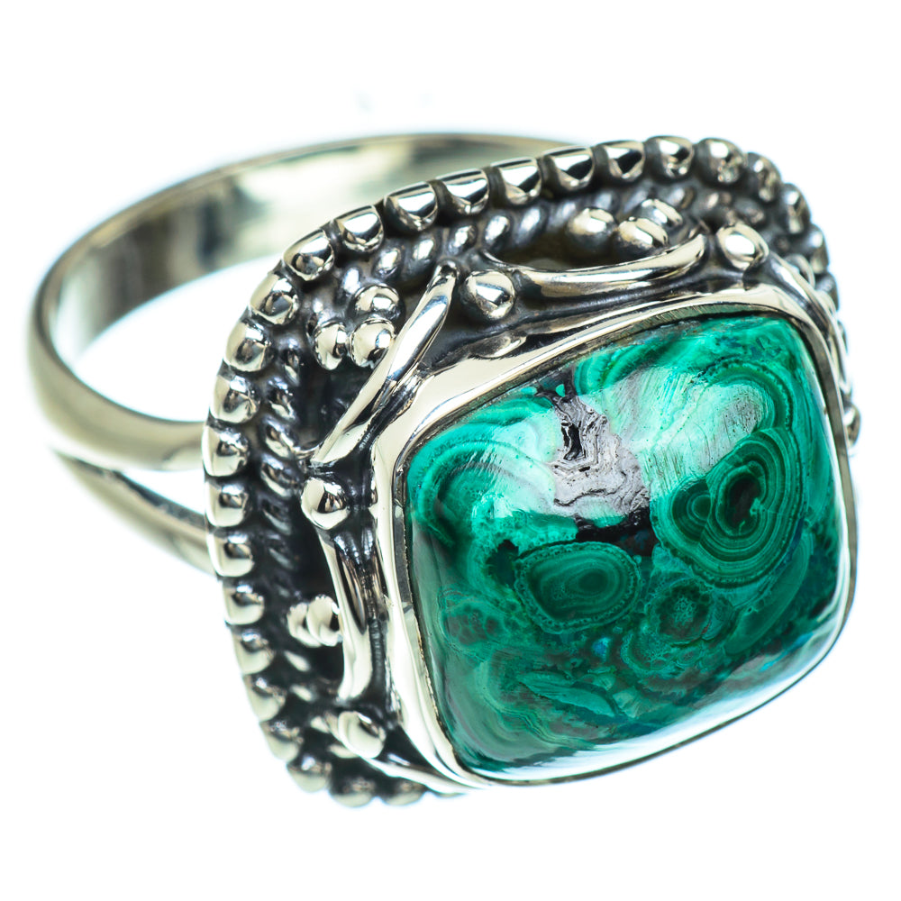Chrysocolla Rings handcrafted by Anasilvercos - RING43997