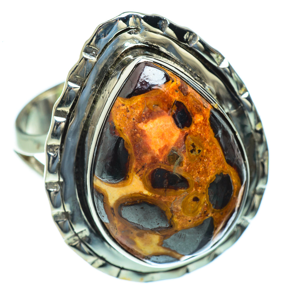 Chert Breccia Rings handcrafted by Anasilvercos - RING44041 - Photo 2
