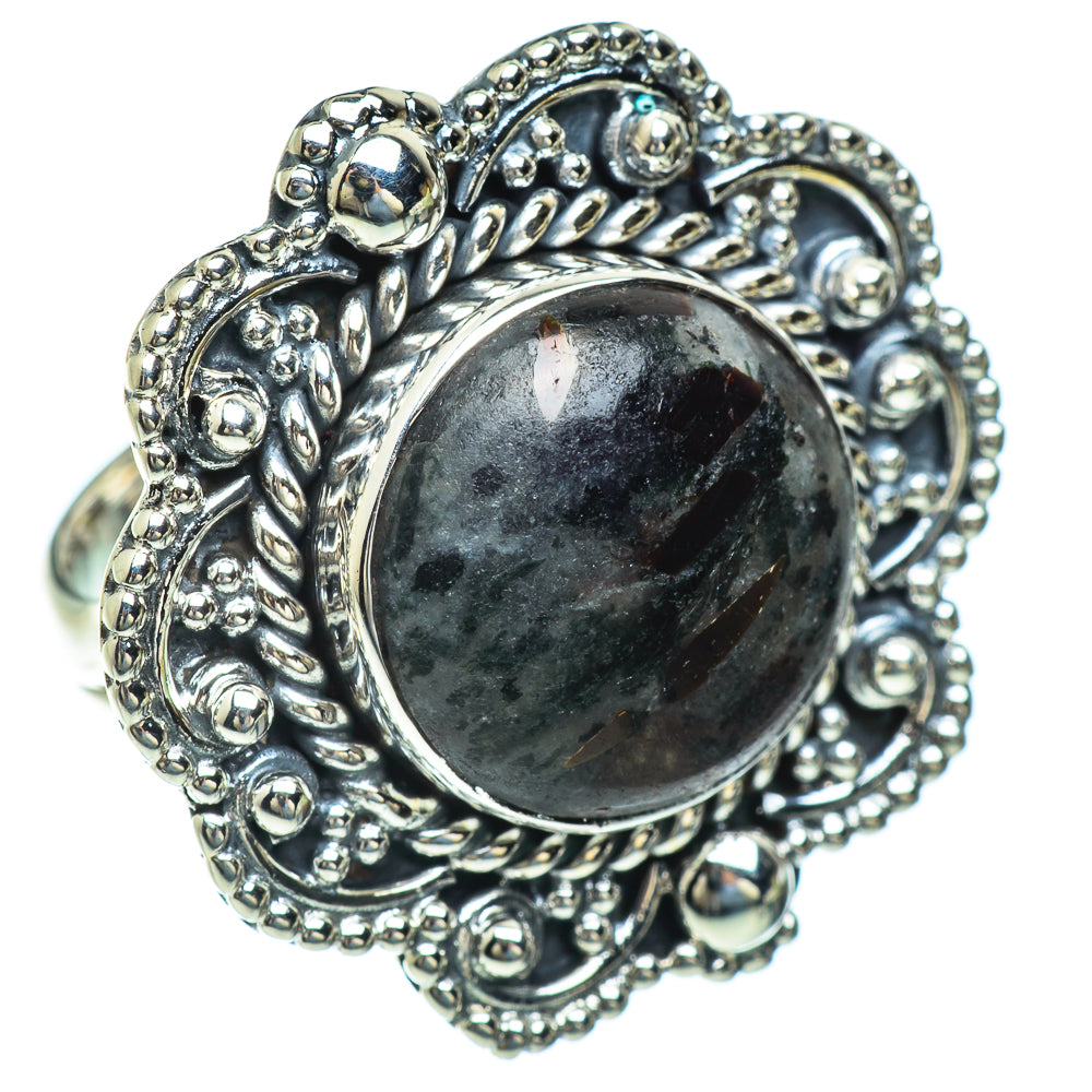 Astrophyllite Rings handcrafted by Anasilvercos - RING44074
