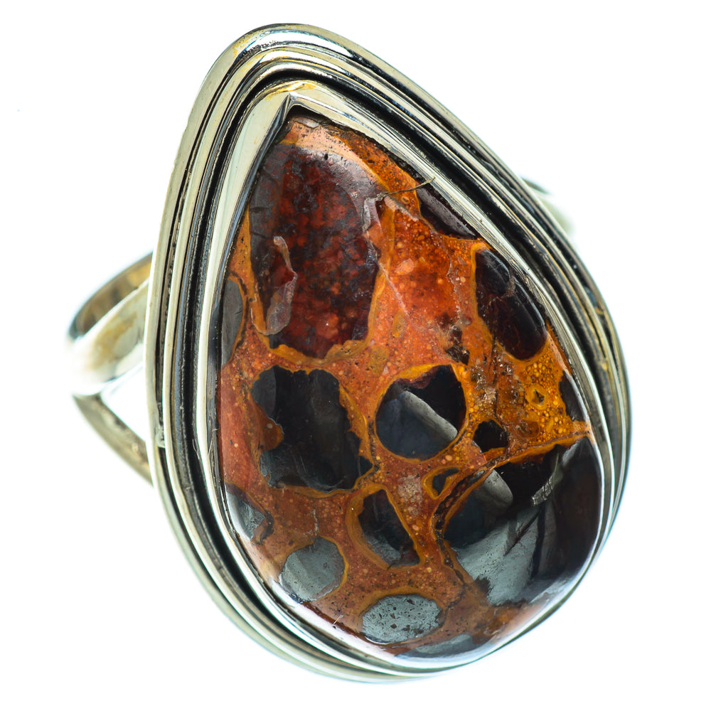 Chert Breccia Rings handcrafted by Anasilvercos - RING44109 - Photo 2