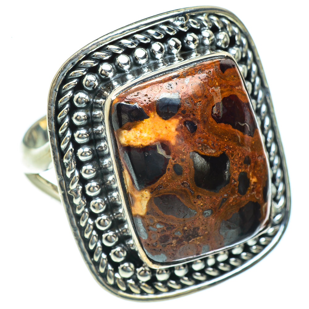 Chert Breccia Rings handcrafted by Anasilvercos - RING44111 - Photo 2