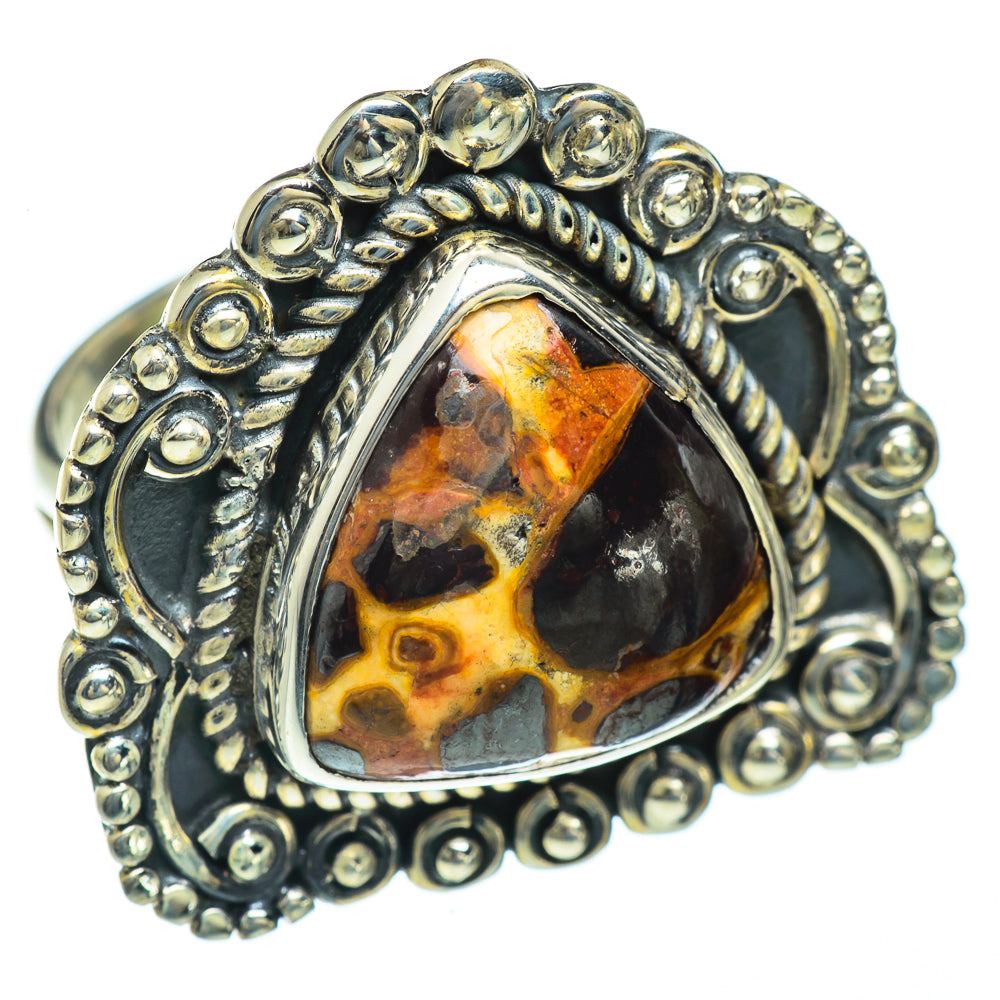 Chert Breccia Rings handcrafted by Anasilvercos - RING44159 - Photo 2