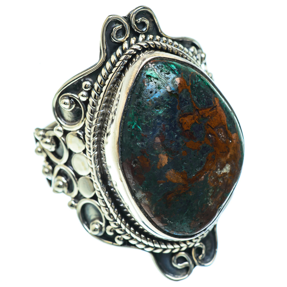 Chrysocolla Rings handcrafted by Anasilvercos - RING44183