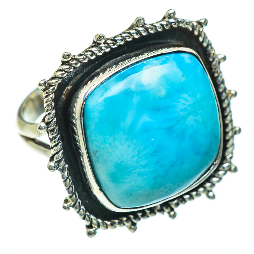 Larimar Rings handcrafted by Anasilvercos - RING44204