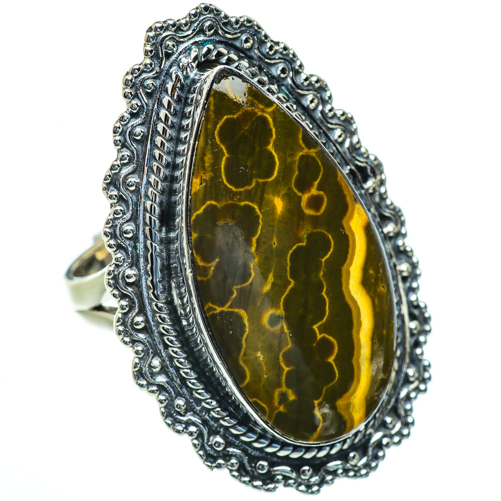Ocean Jasper Rings handcrafted by Anasilvercos - RING44272