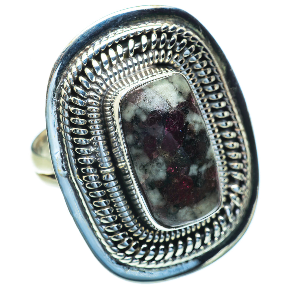 Russian Eudialyte Rings handcrafted by Anasilvercos - RING44280