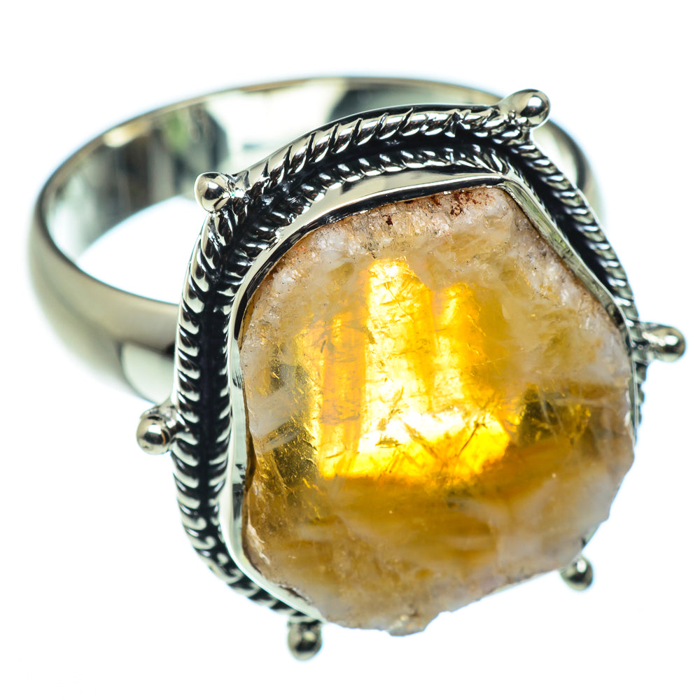 Citrine Rings handcrafted by Anasilvercos - RING44301