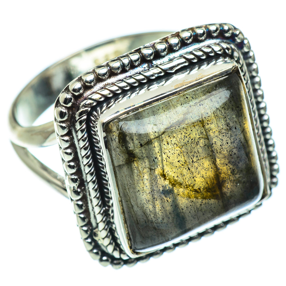 Labradorite Rings handcrafted by Anasilvercos - RING44323