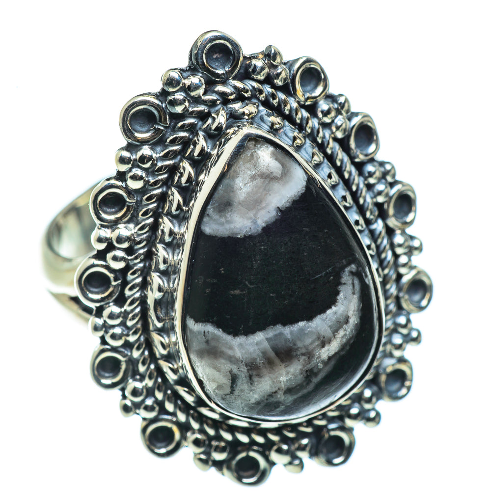 Pinolith Jasper Rings handcrafted by Anasilvercos - RING44396
