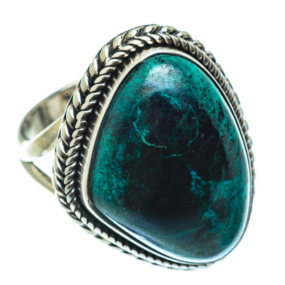 Chrysocolla Rings handcrafted by Anasilvercos - RING44412